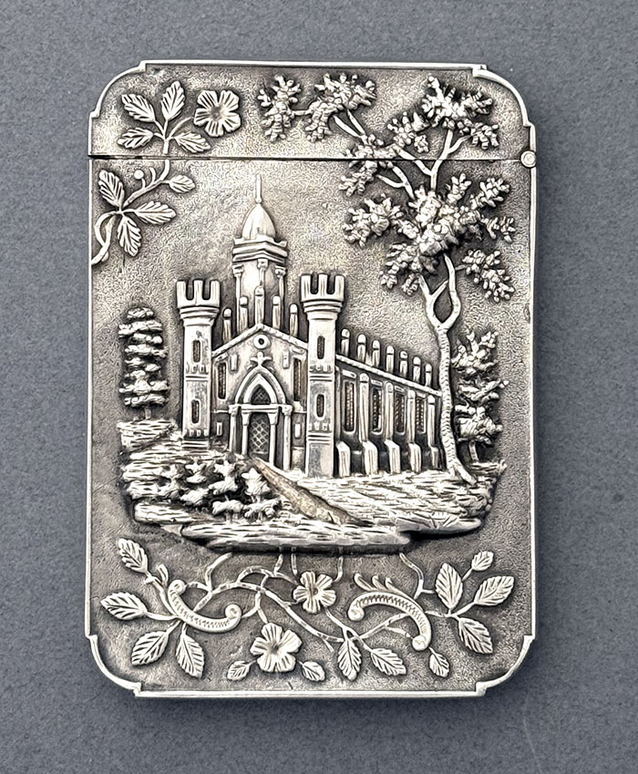 L & W card case coin silver